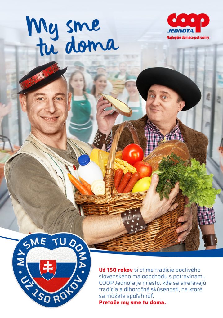 My sme tu doma, už 150 rokov! COOP Jednota